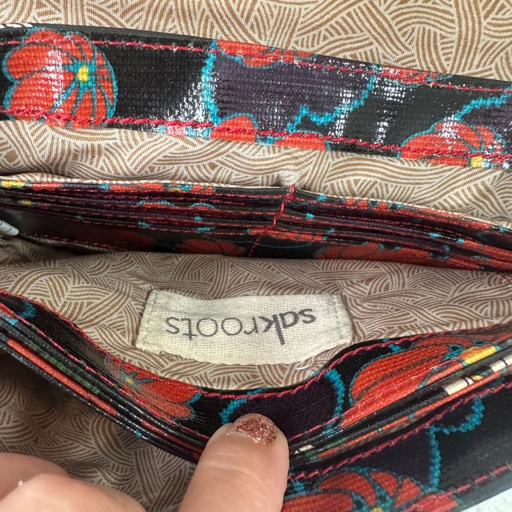 Sakroots Crossbody Bag With Adjustable Strap Artist Circle Birds Peace - Picture 7 of 9